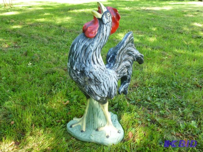 Large cement chicken rooster yard decoration ...