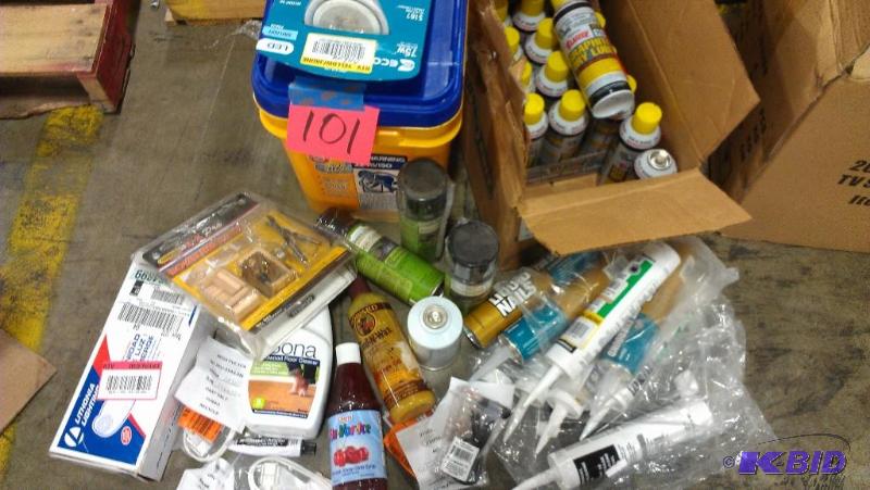 Surprise grab bag lot.Oxy Clean in a big pail...