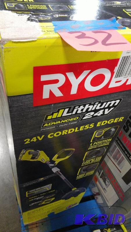 Ryobi 24V cordless edger. The battery IS NOT ...