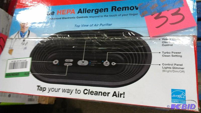 True HEPA Allergen Remover. Clarify your air....