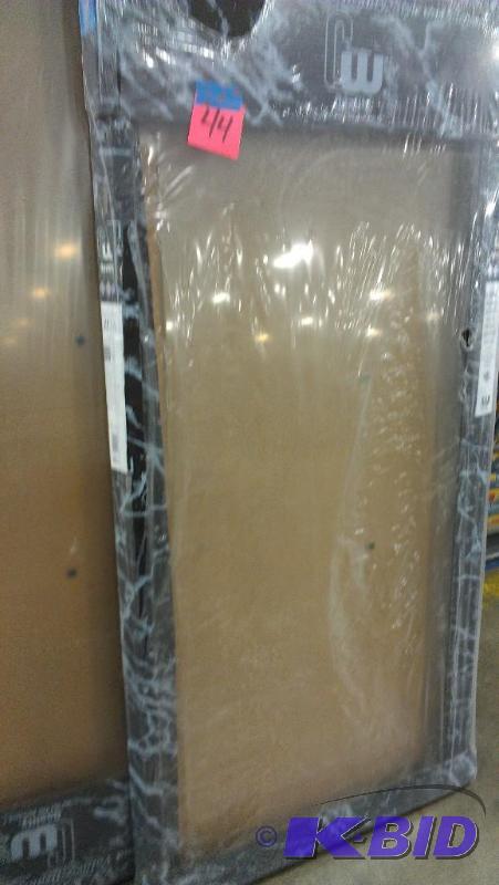 Shower Door. 30-32&quot x 67 18&quot. Fram...