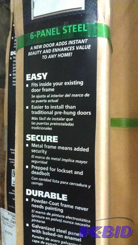 32in&nbspzx 78 in Steel storm door replaceme...