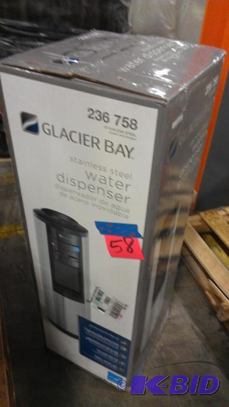 Water dispenser. Glacier Bay Stainless steel....