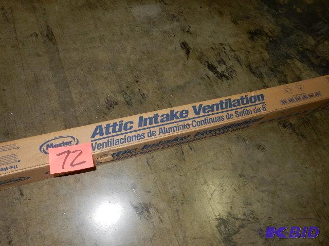 50 pieces of 8 ft Soffit Vents.. Aluminum Att...