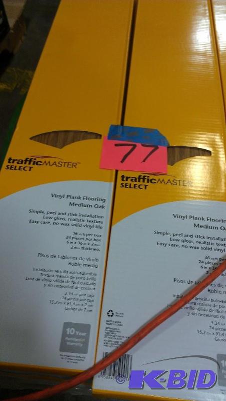 Traffic Master Vinyl Floor Planks.. 6in x 36i...