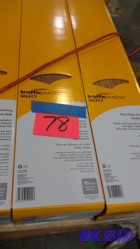 Traffic Master Vinyl Floor Planks.. 6in x 36i...