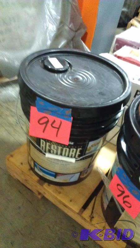 Rustoleum deck and concrete restore. Liquid A...