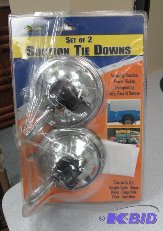 lot 1 image: Set of 2 Suction Tie Downs...