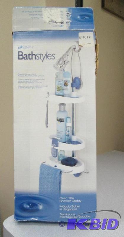 lot 103 image: Zenith Bath styles over the shower caddy...