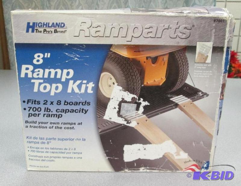 lot 118 image: Highland The Pros Brand 8 Ramp top kit...