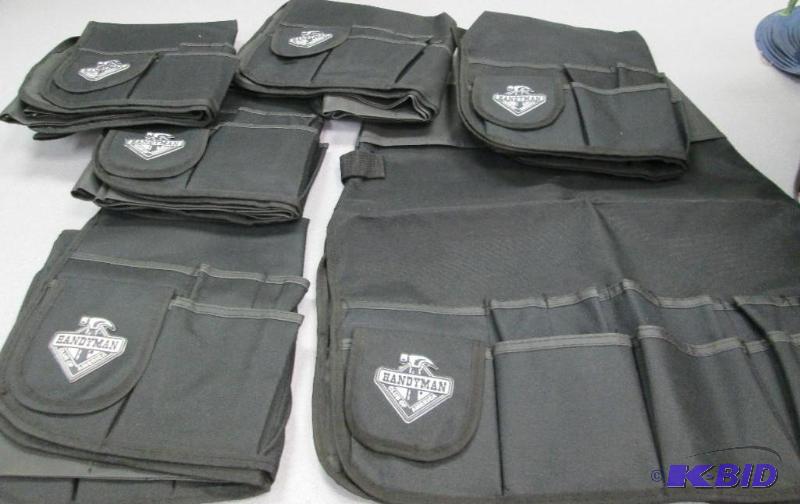 lot 125 image: Qty 6 Handyman Bucket Bags tool bags...