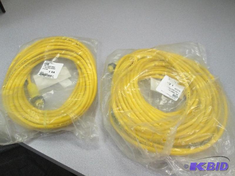 lot 131 image: Qty 2 Mini-change cord-set 7-pole female port...
