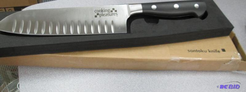 lot 148 image: Cooking Pleasures Santoku knife...