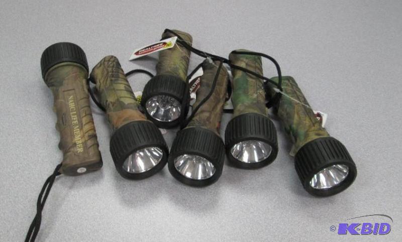 lot 174 image: Qty 6 Real tree hardwoods green flash lights...