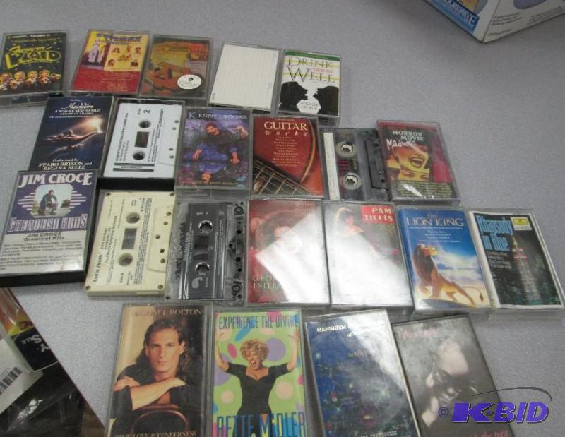 lot 187 image: Assortment of tapes that play music...