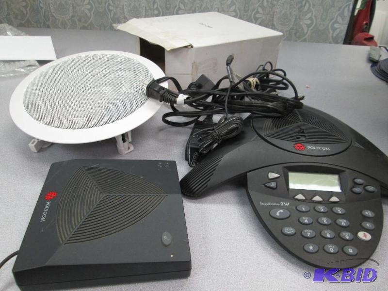lot 204 image: USED speaker, poly com...
