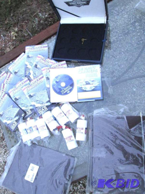 lot 273 image: Lot of US Navy carrier DVD and booklet sets, ...