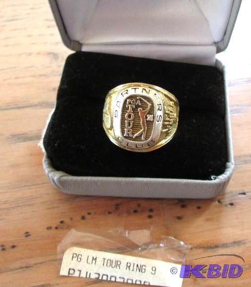 lot 281 image: PGA tour ring, size 9...