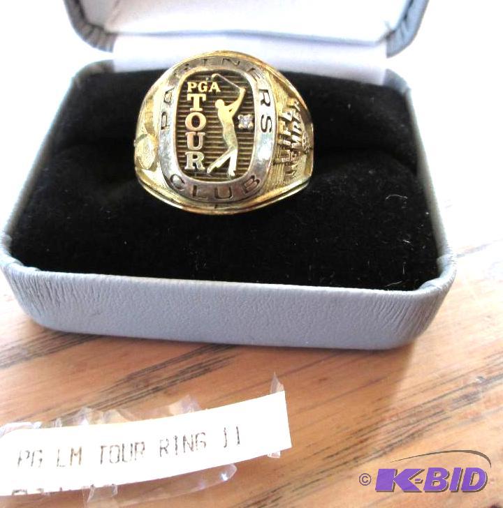 lot 282 image: PGA tour ring, size 11,...