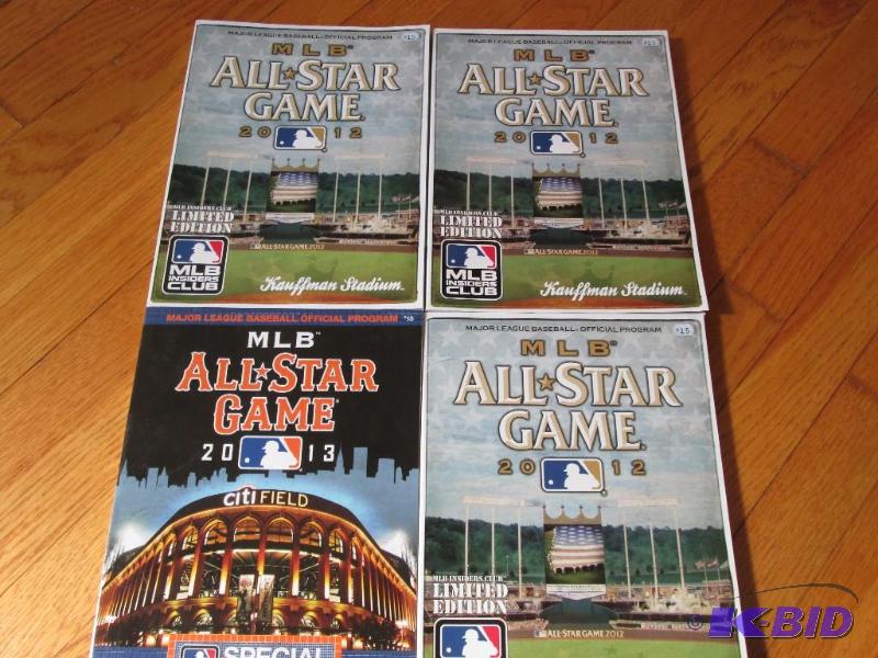 lot 288 image: Lot of 2012 and 2013 BLB baseball all star ga...