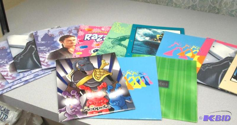 lot 37 image: Qty 15 different color folders...