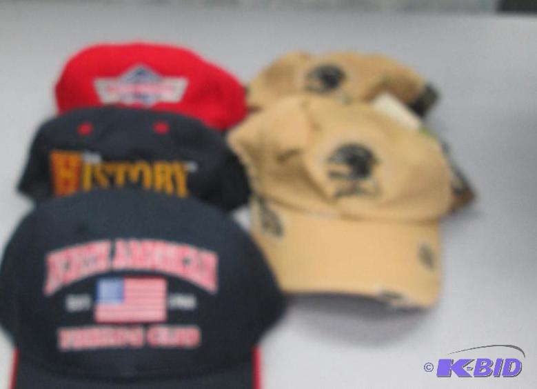 lot 45 image: Qty 6 different Hats some say National Street...