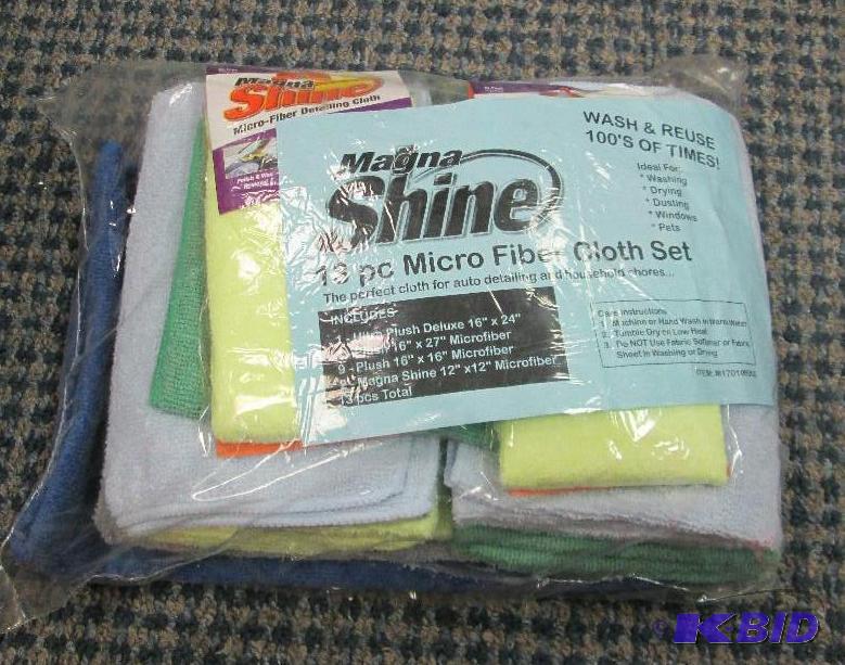 lot 65 image: Magna shine 13 PC Micro Fiber cloth set Inclu...