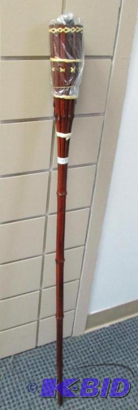 lot 70 image: Qty 4 Tiki Torch set...