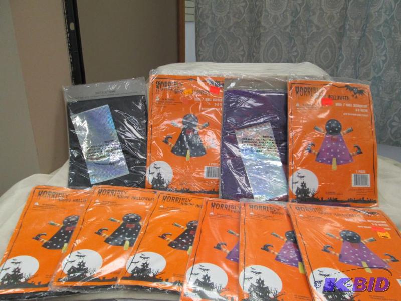 Qty 10 Horribly Happy Halloween Door wall de...