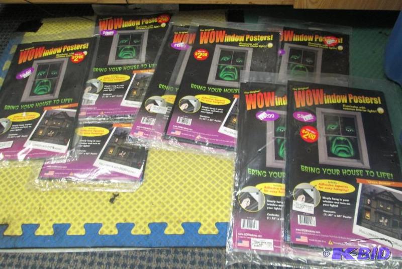Qty 8 The original wow indoor posters Illumin...