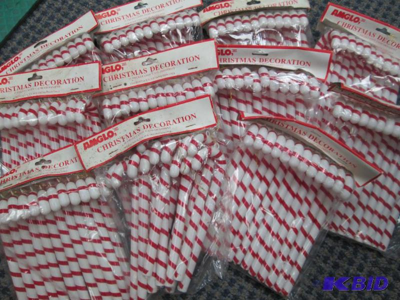 Qty 11 Amglo Christmas Decoration candy canes...