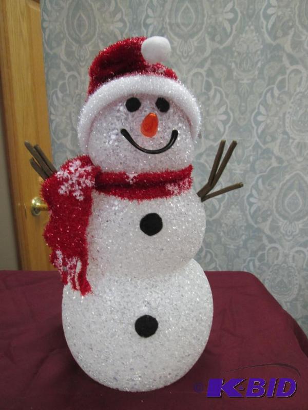 Snowman that lights up...