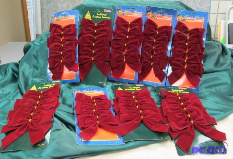 Qty 9 tie bows...