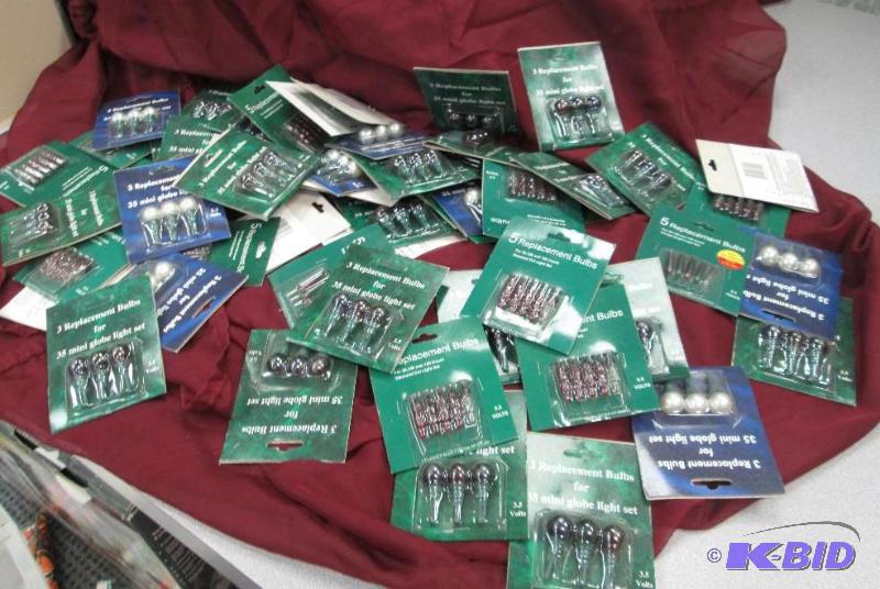 Assortment of replacement bulbs and different...
