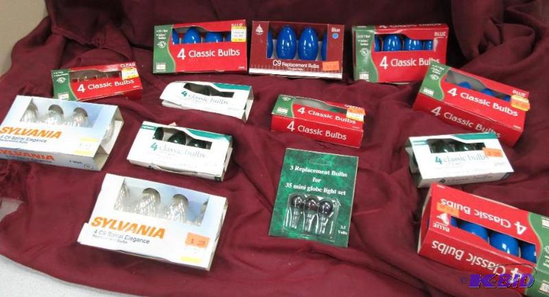 Assortment of replacement bulbs and different...