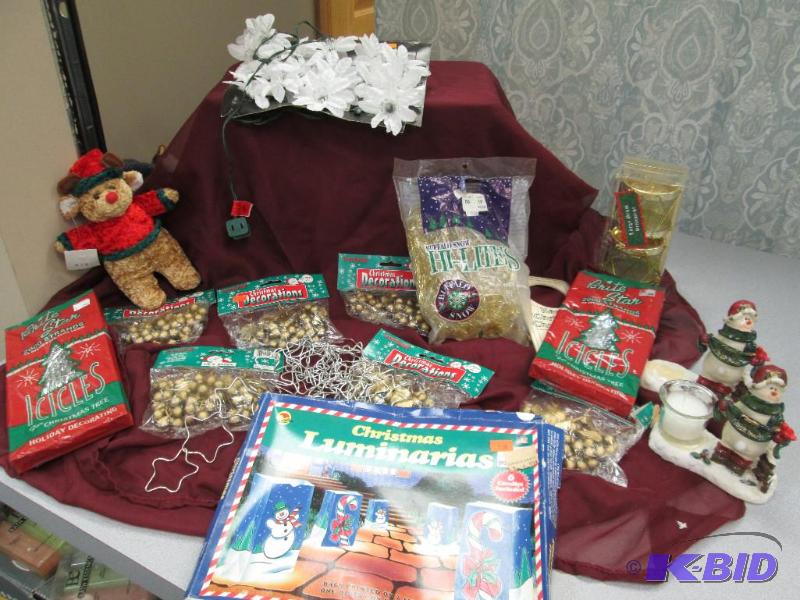 Assortment of thing to put on tree and some f...