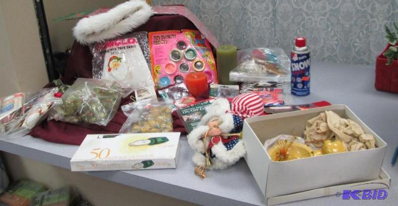 Assortment of different kind of Christmas ite...