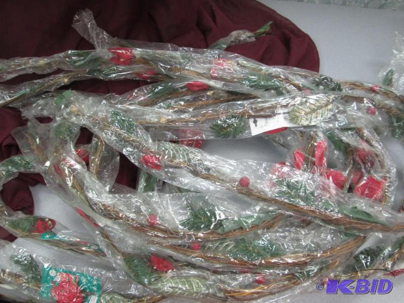 Qty 10 5 ft Christmas garland twigs, greener,...