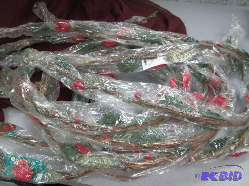 Qty 10 5 ft Christmas garland twigs, greener,...