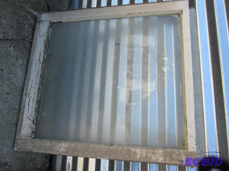 lot 28 image: 26x28 window pane,solid wood...