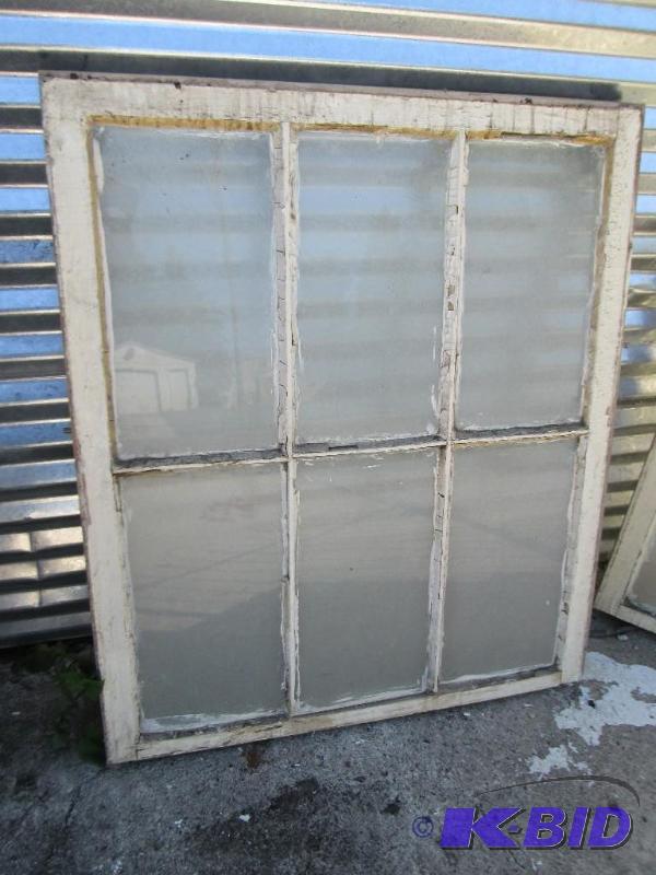 lot 34 image: window,solid wood 34x39 12, 6 panes w glass,...