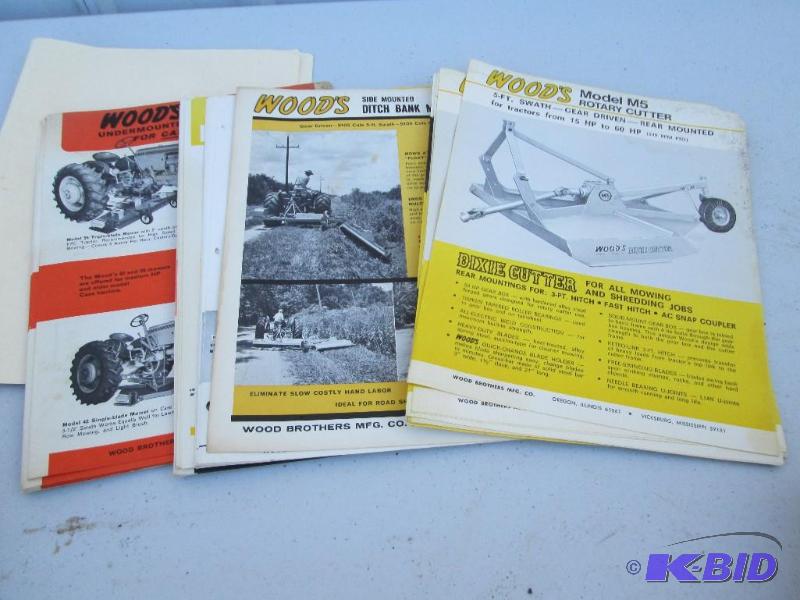lot 40 image: vintage ads, woods equipment""...