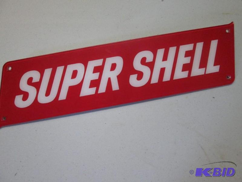 lot 48 image: Super Shell sign...