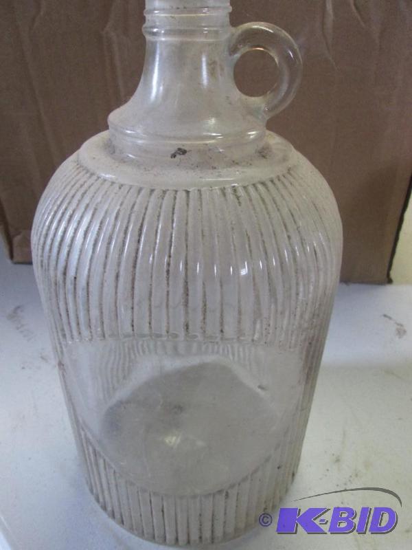 lot 56 image: rare vintage glass jug...