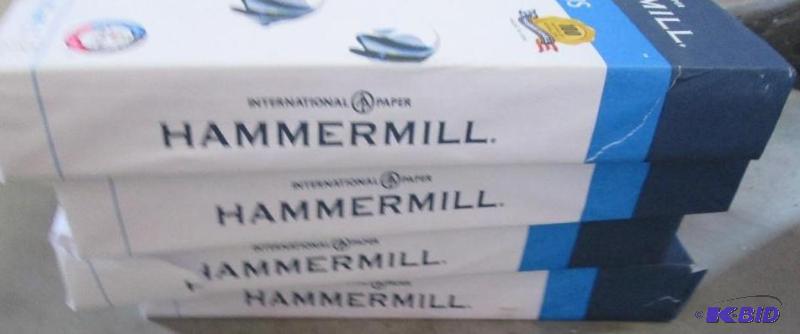 4 reams of Hammermill legal size paper...