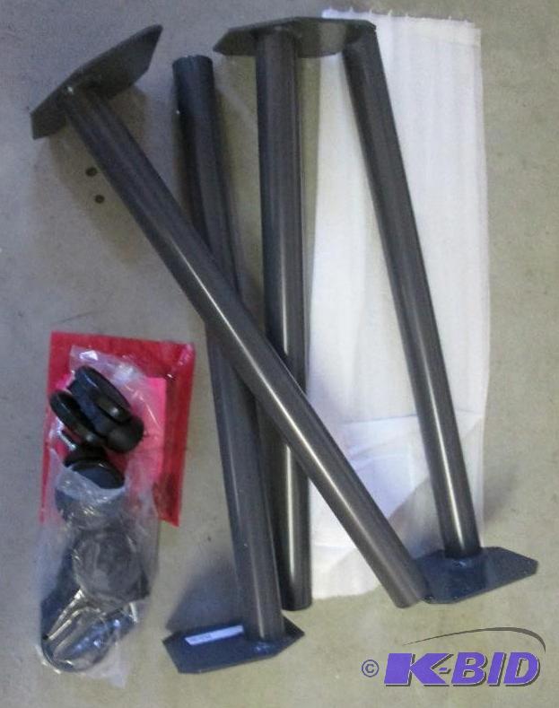 set of brand new steel table legs with large ...