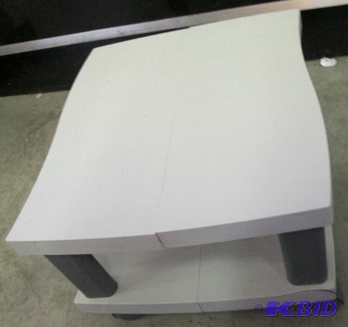 small wheeled cart- 2 layers cream color...