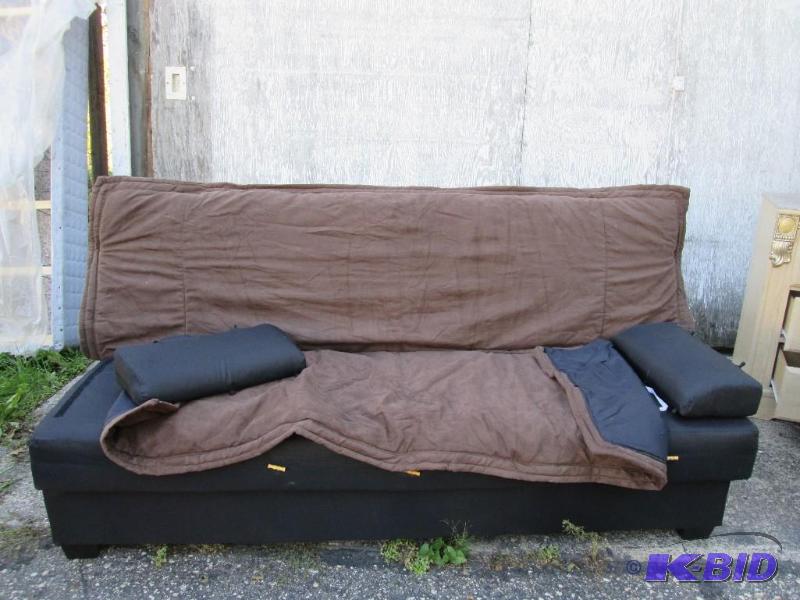 folding hide away bed stand folds up into a c...