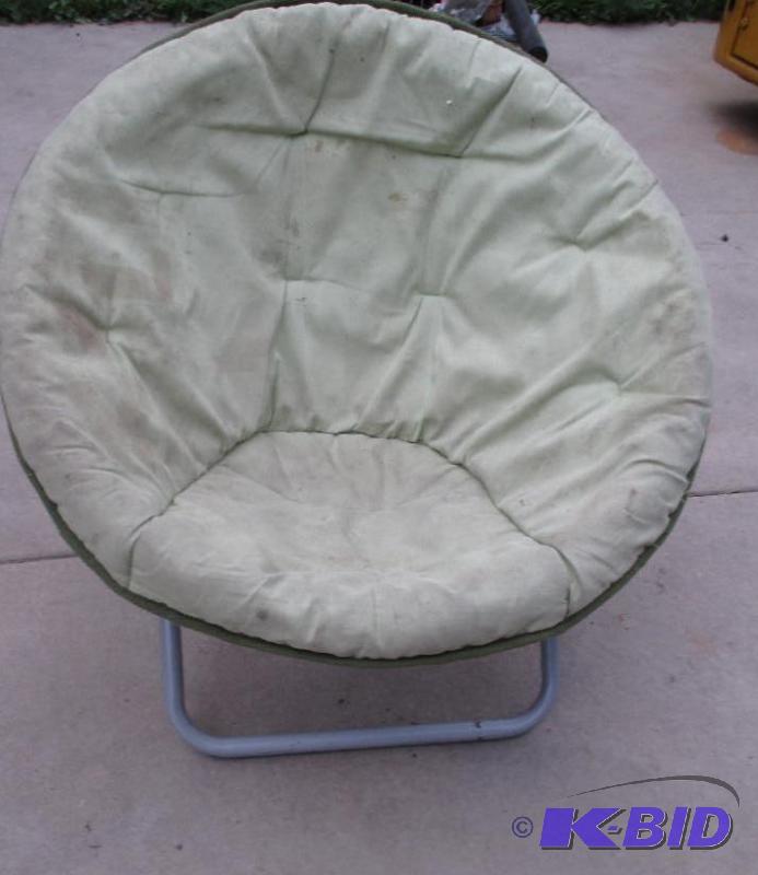 collapsable light green chair...