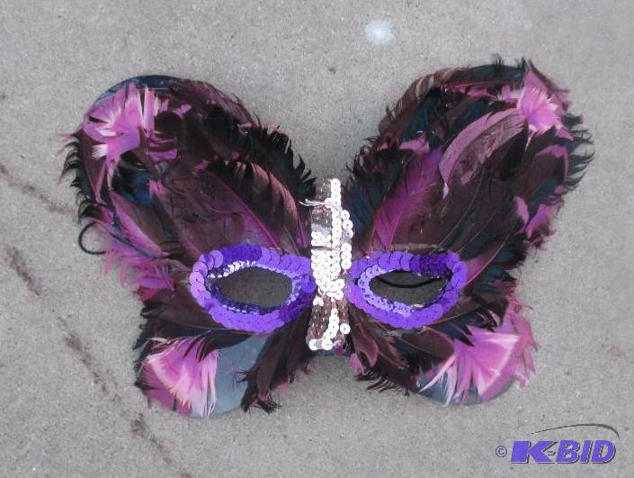 feather mask wall hanging...